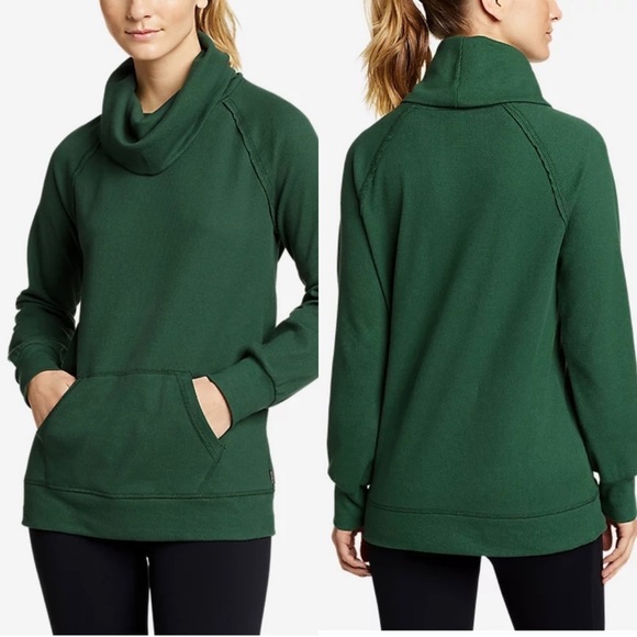 Eddie Bauer Tops - Eddie Bauer Long Sleeve Funnel Neck Thermal Top